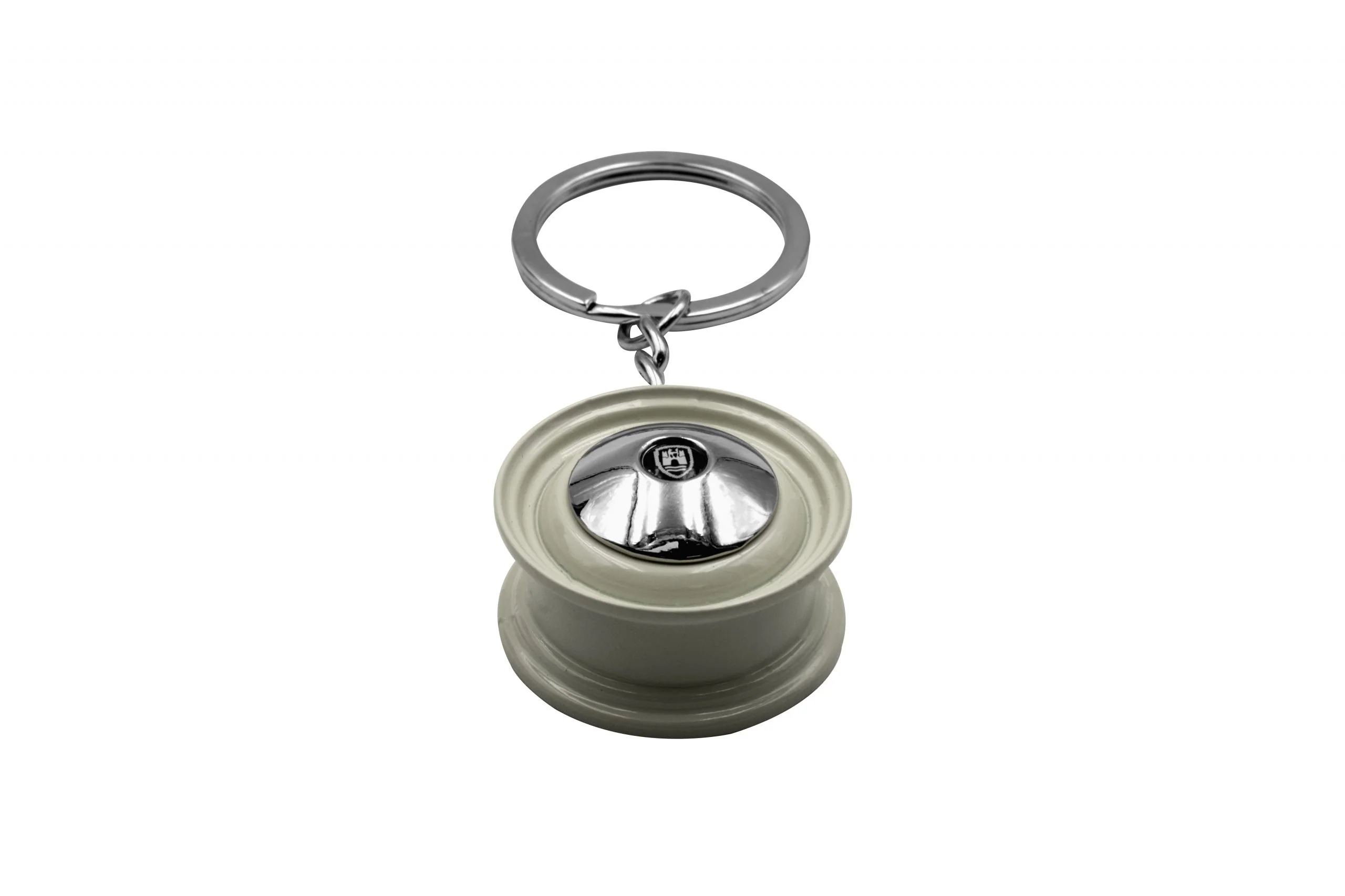 Smoothie Wheel Key Chain - White