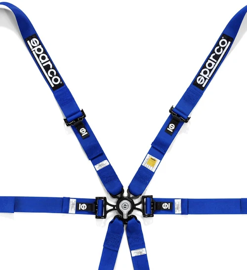 Sparco 6 Point Racing Harness | 2" Steel (Pull Down) - Image 5