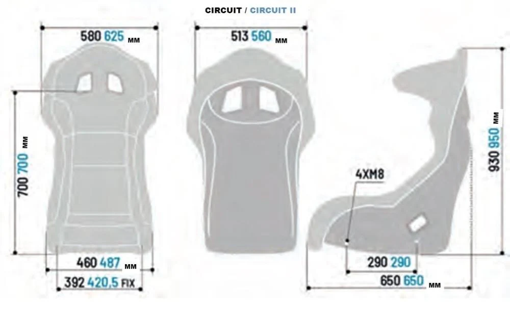 Sparco Circuit II QRT Sim Racing Seat - Image 2