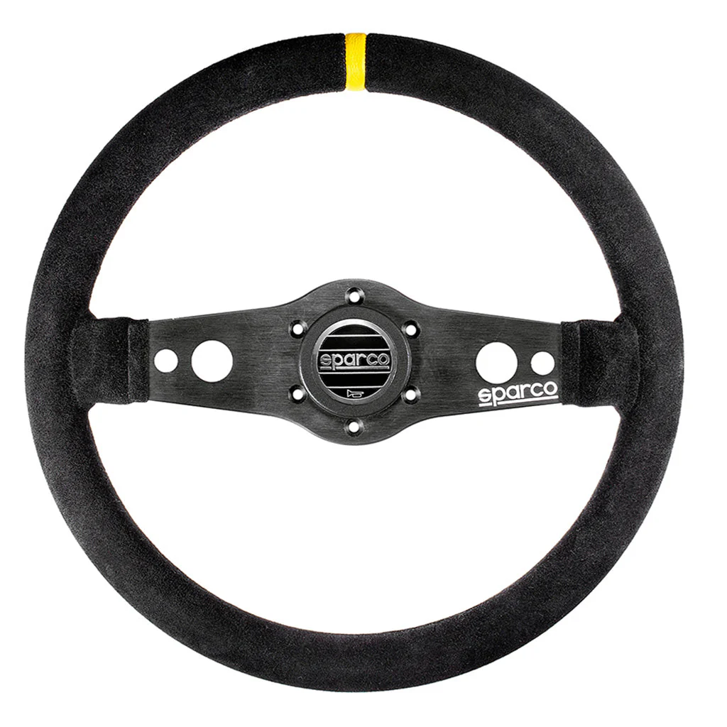 Sparco Competition R 215 Flat Steering Wheel | 350mm Suede/Leather