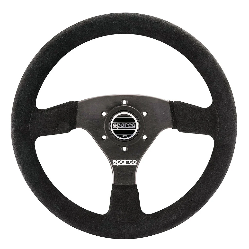 Sparco Competition R323 Steering Wheel – 330mm Suede Racing Wheel w/ 39mm Dish