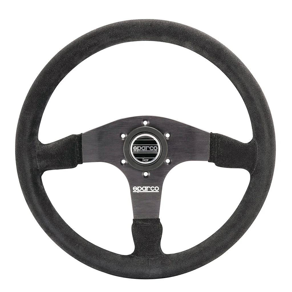 Sparco Competition R375 Steering Wheel – 350mm Suede Racing Wheel with 36mm Dish