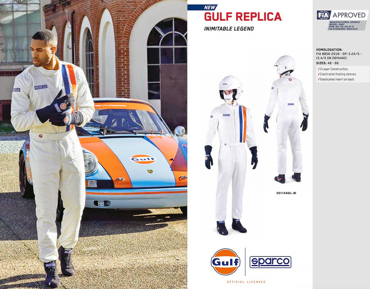 Sparco Gulf Racing Driver Suit - Image 4