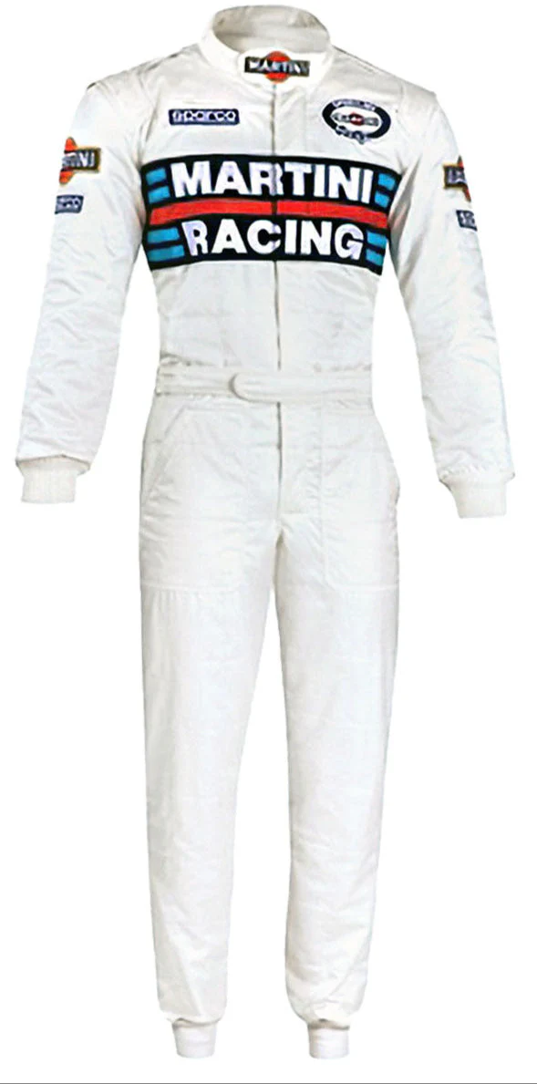 Sparco Martini Racing Driver Suit (White) - Image 3