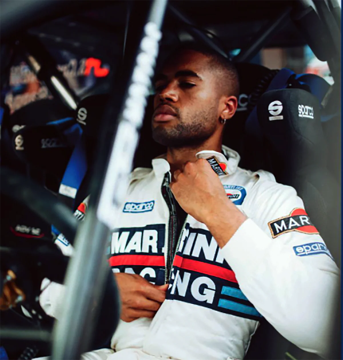 Sparco Martini Racing Driver Suit (White) - Image 4
