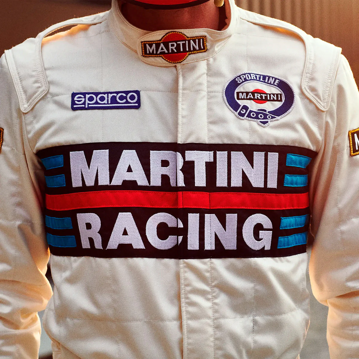 Sparco Martini Racing Driver Suit (White) - Image 6
