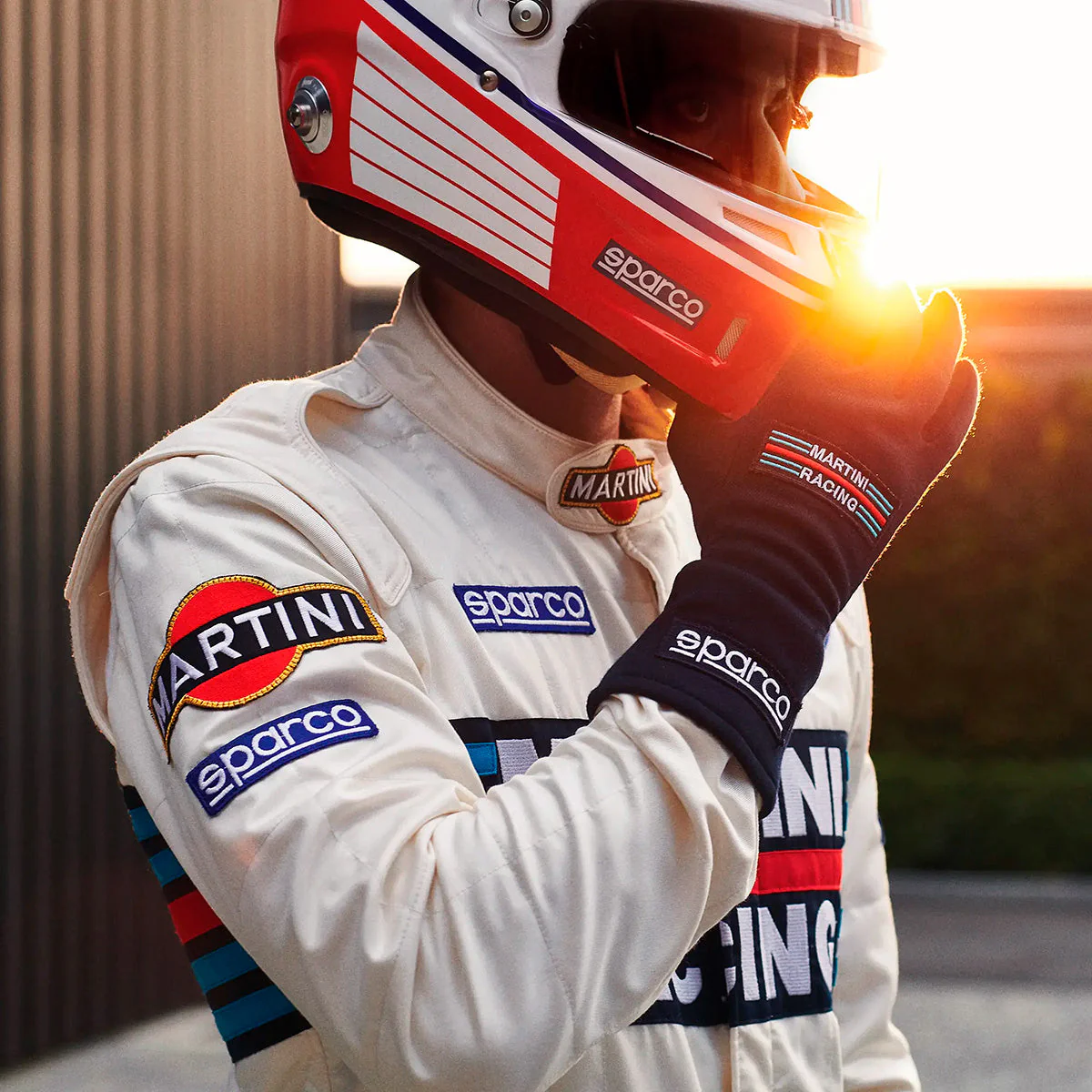 Sparco Martini Racing Driver Suit (White) - Image 7