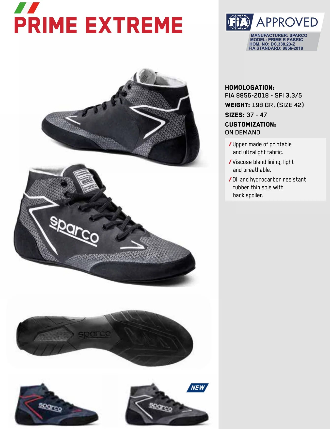 Sparco Prime Extreme Racing Shoes - Image 7