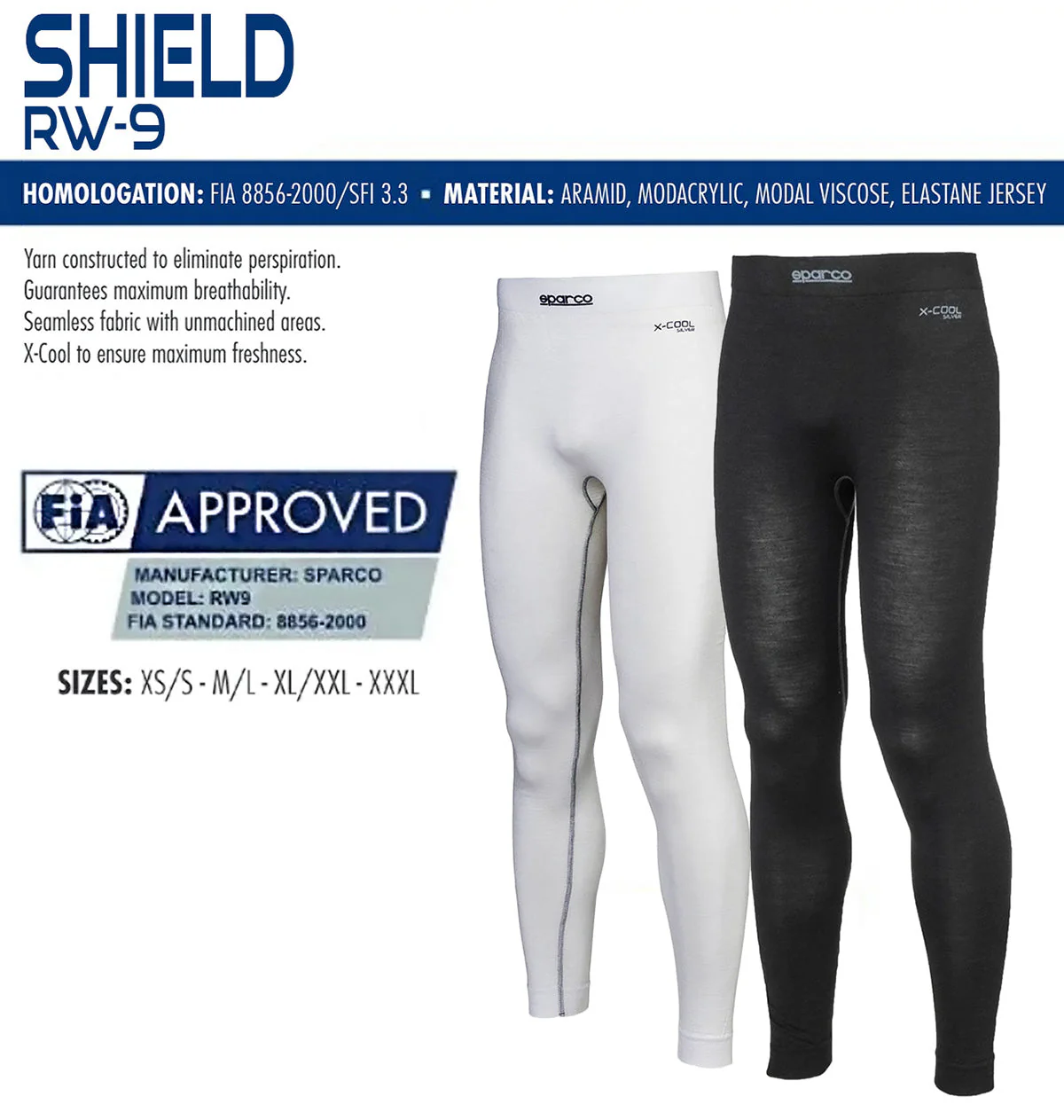 Sparco Shield RW-9 Nomex Pants - Image 3