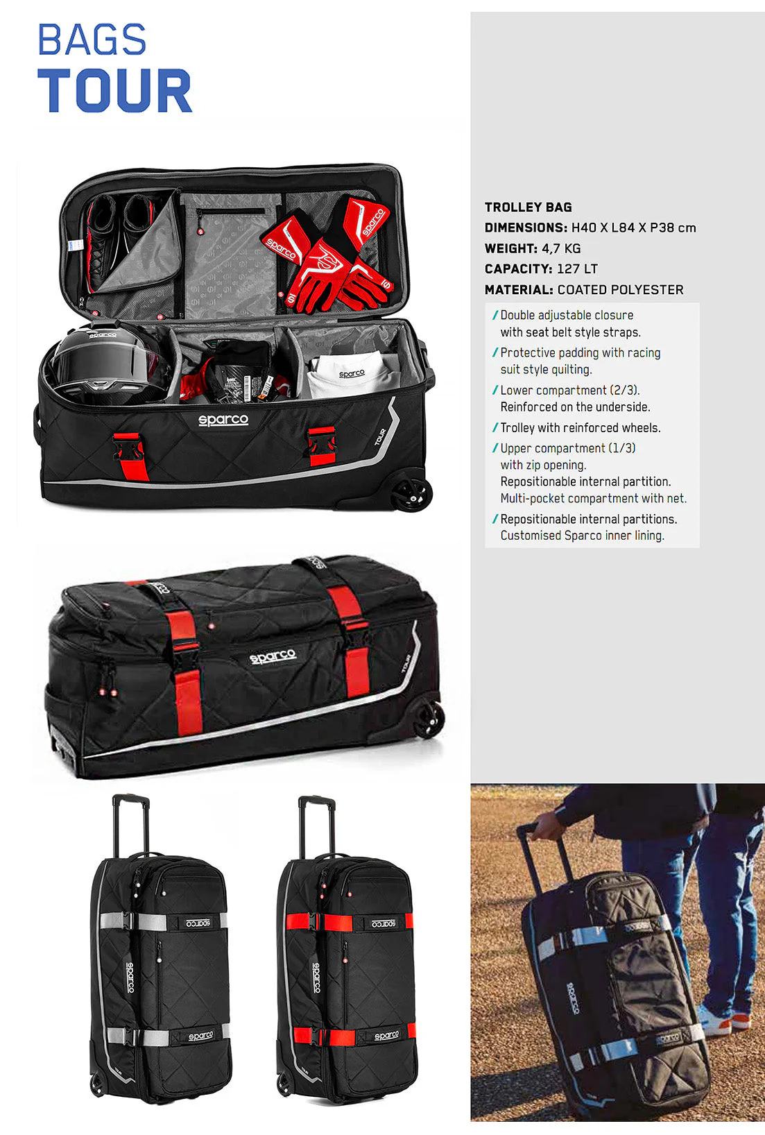 Sparco Tour Gear Bag - Image 6