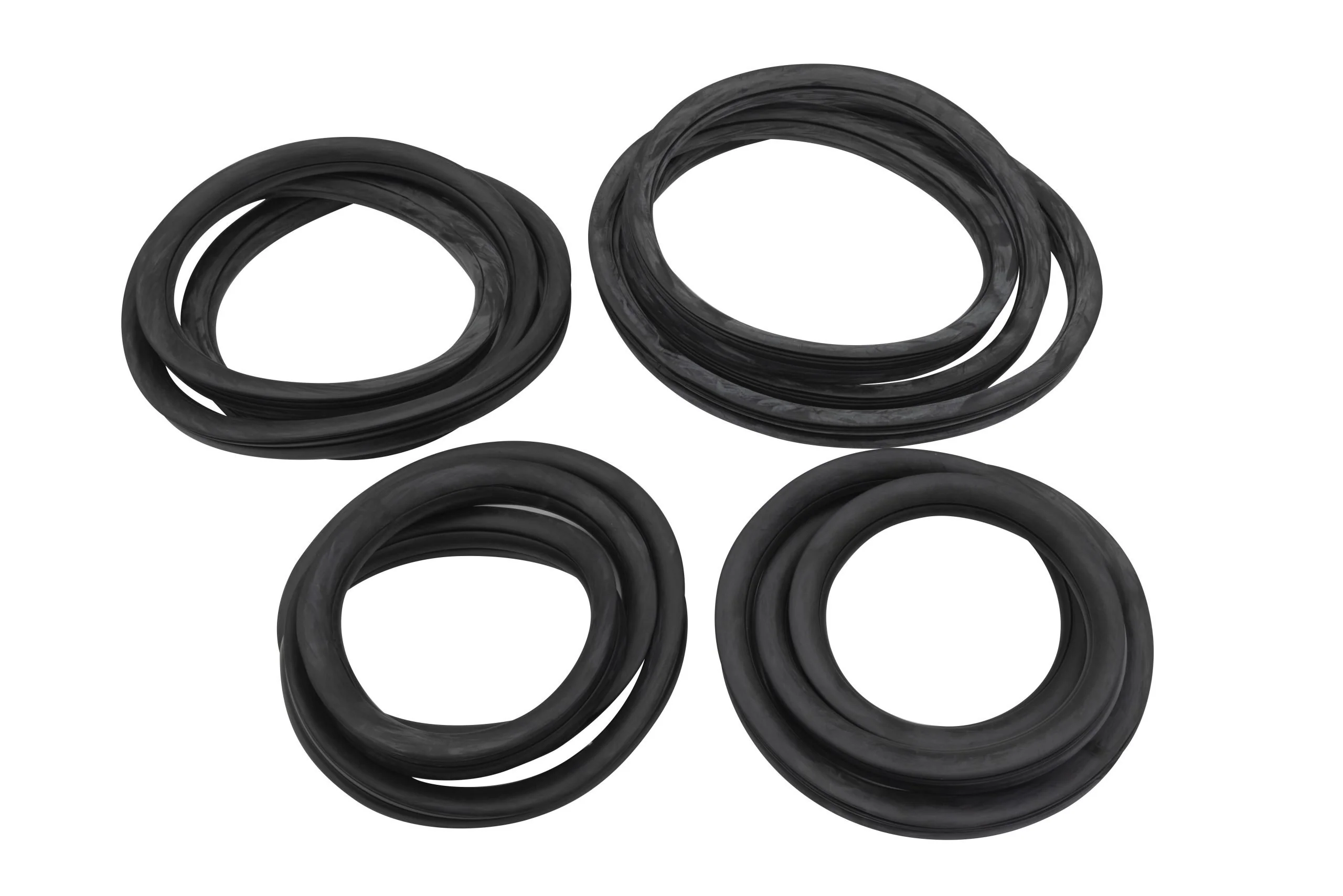 Stock Window Rubber with Groove Kit, 58-64, 4-Piece Set
