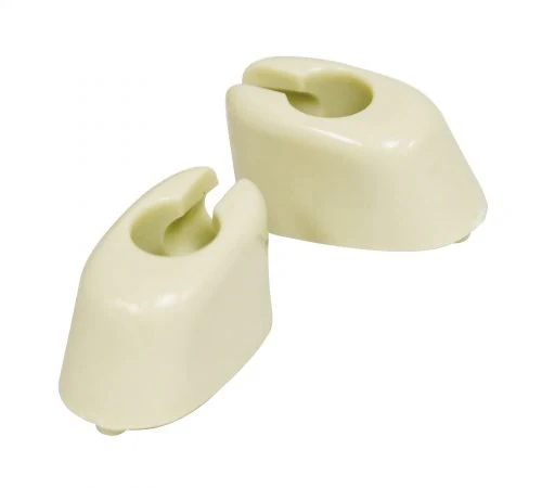 Sun Visor Clips, Type 1, 65-67, Type 2, 68-79, Ivory, Pair - Image 3
