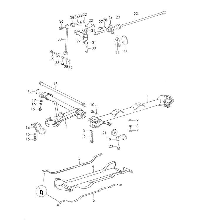Sway Bar Drop Link Bushing for Porsche 911, 912, and 914 (1965-77) - Image 3