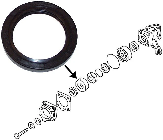 WHEEL BRG SEAL RR LATE T-I
