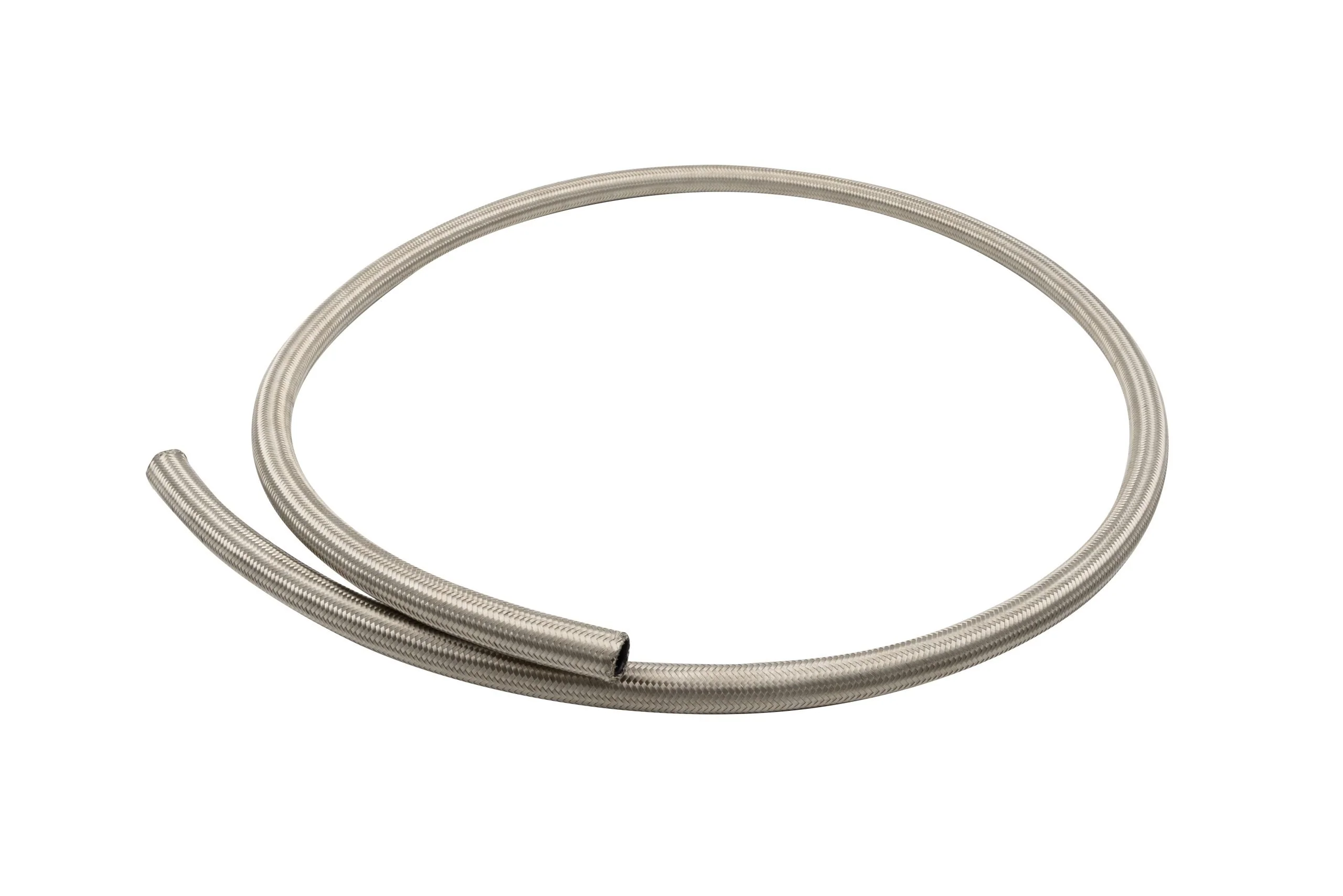 XRP -6 STAINLESS BRAIDED HOSE - BULK, PER FT
