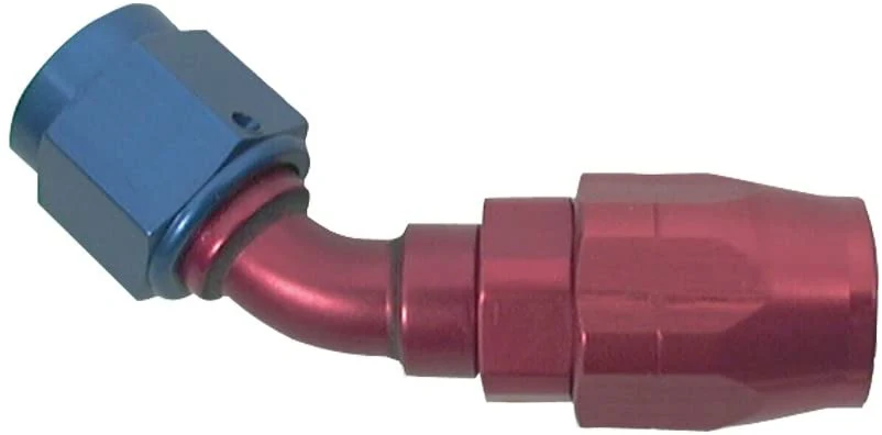 XRP -8 45º Double Swivel Hose End - Aluminum